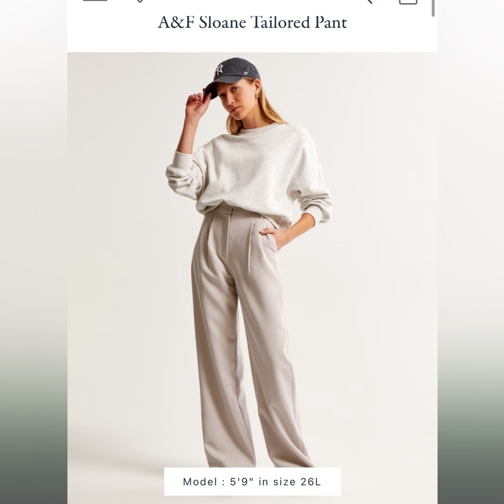 Abercrombie & Fitch Sloane Tailored Pants